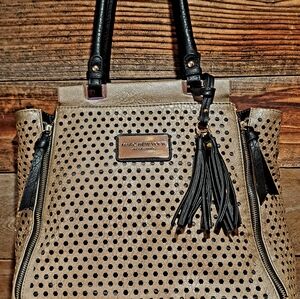 Marc New York Andrew Marc Women's Polka Dot Shoulder Handbag